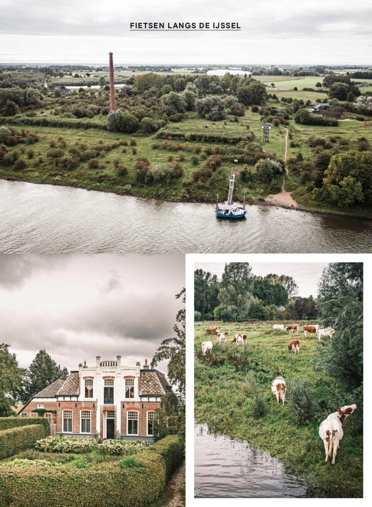 Fietsen langs de ijssel